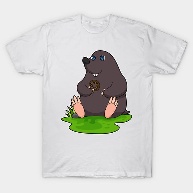 Mole Donut T-Shirt by Markus Schnabel